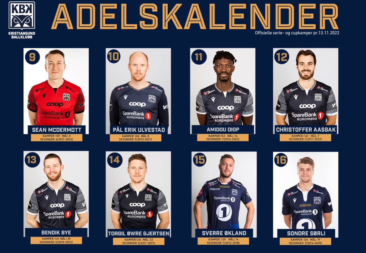 KBK Adelskalender 2022 / Kristiansund